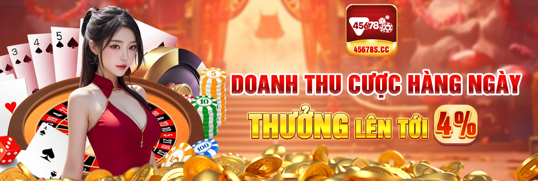 doanh thu cược ngày thưởng lên đến 4%